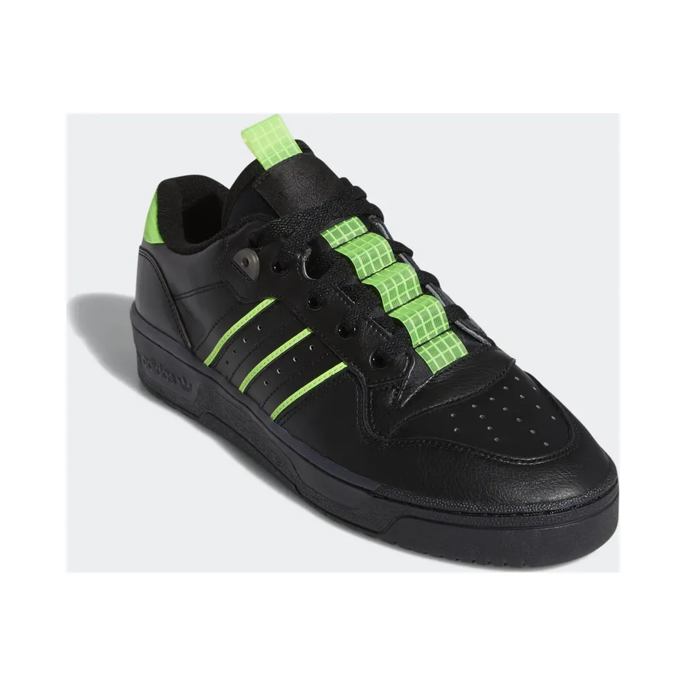 adidas Rivalry Low Core Black Solar Green Core Black/Core Black/Solar Green (EE4962)