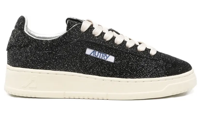 Autry Dallas Low im Glitter-Look “Black” (ADLWUS03US03)