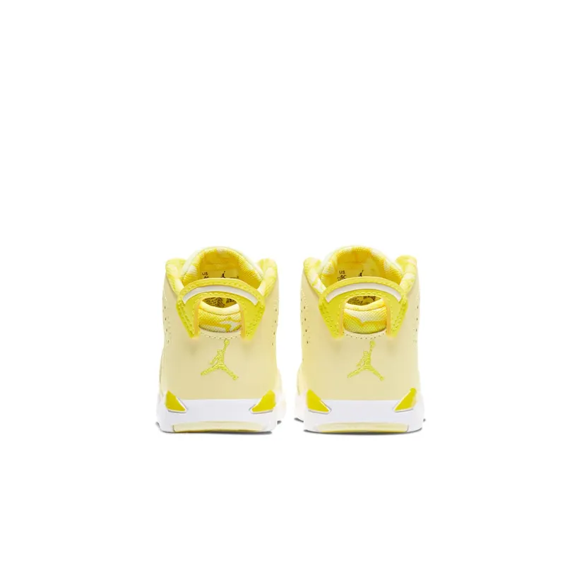 Jordan 6 Retro Dynamic Yellow Floral (TD) Citron Tint/Dynamic Yellow-Black-White (645127-800)