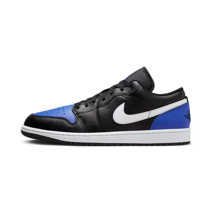 Jordan 1 Low Black Royal Toe “Black / Game Royal / White” (553558-042)