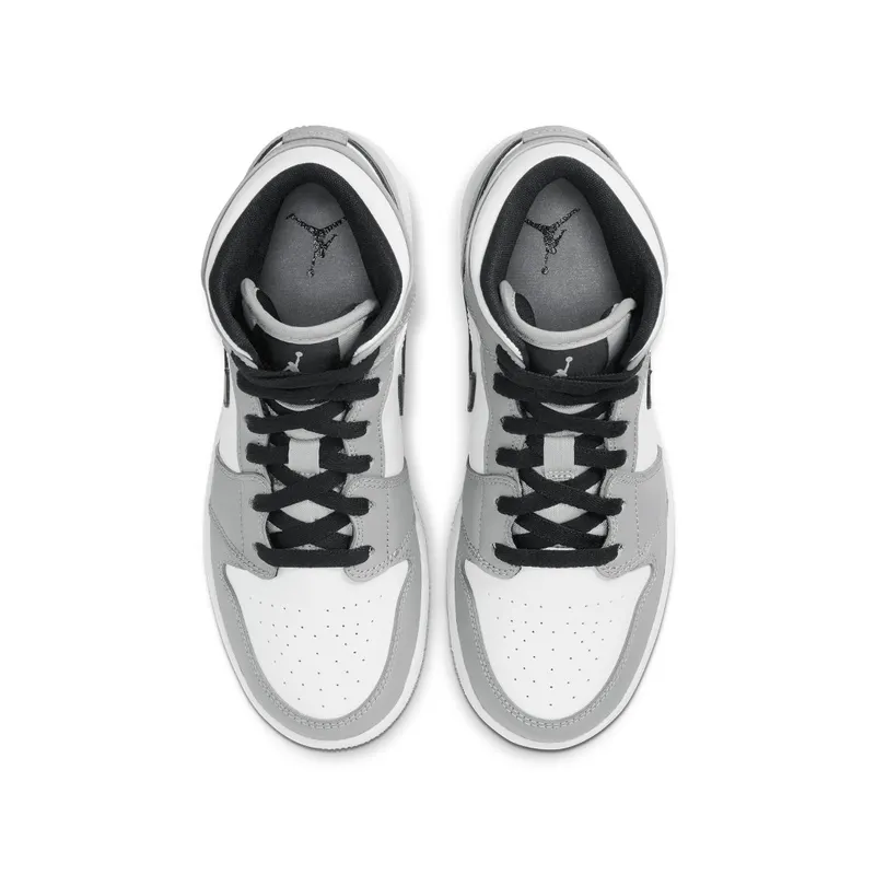 Air Jordan Nike AJ I 1 Mid ‘Light Smoke Grey’ (GS) (2020) (554725-092)