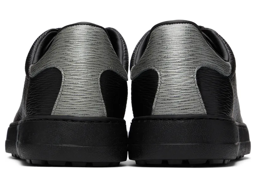 Salvatore Ferragamo Black Gancini Sneakers (753088 020489012) (2)