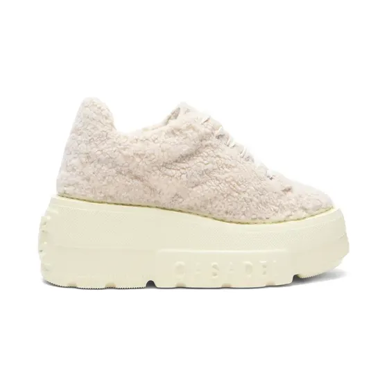 Casadei Nexus Peak sneakers van imitatiebont – Beige (2X975W0701C31443206)