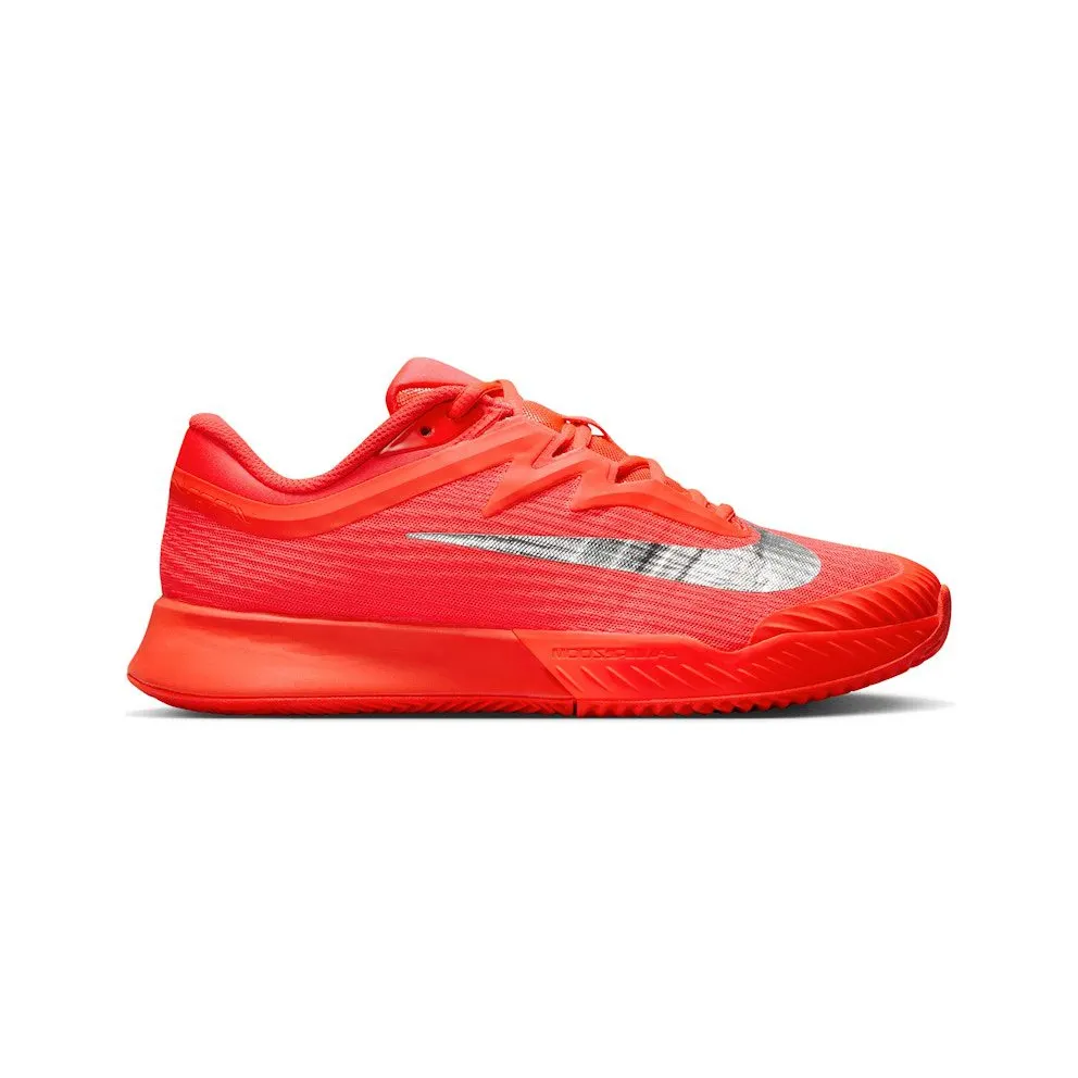 Nike Court Air Zoom Vapor Pro 3 Premium Clay Bright Crimson Metallic Silver (HQ6033-600)