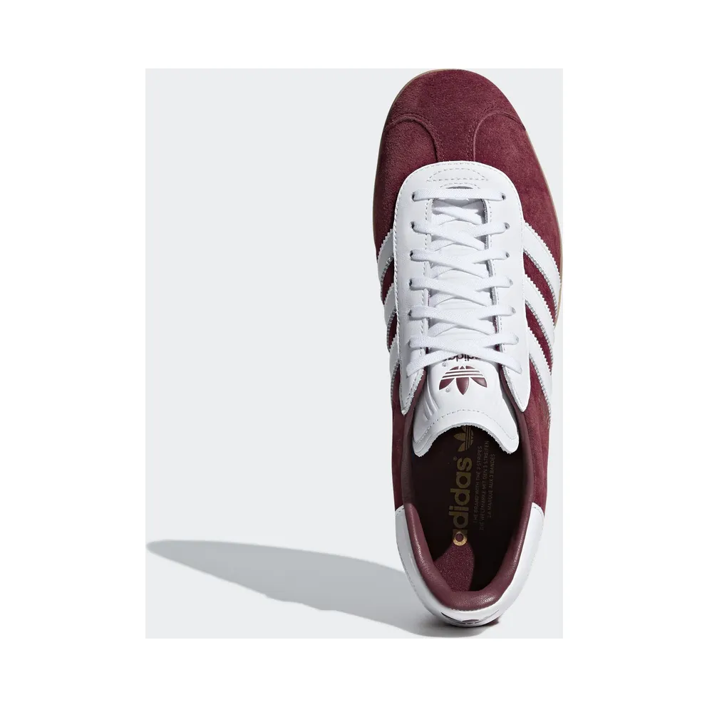 adidas Gazelle Collegiate Burgundy Collegiate Burgundy/Cloud White/Cloud White (AQ0878)