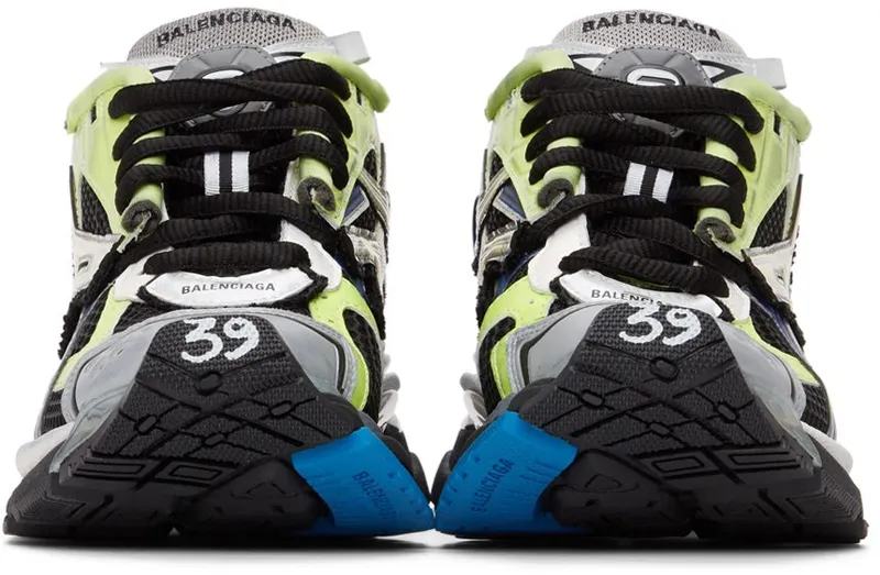Balenciaga Runner Green Blue Black Grey (677403W3RB55179)