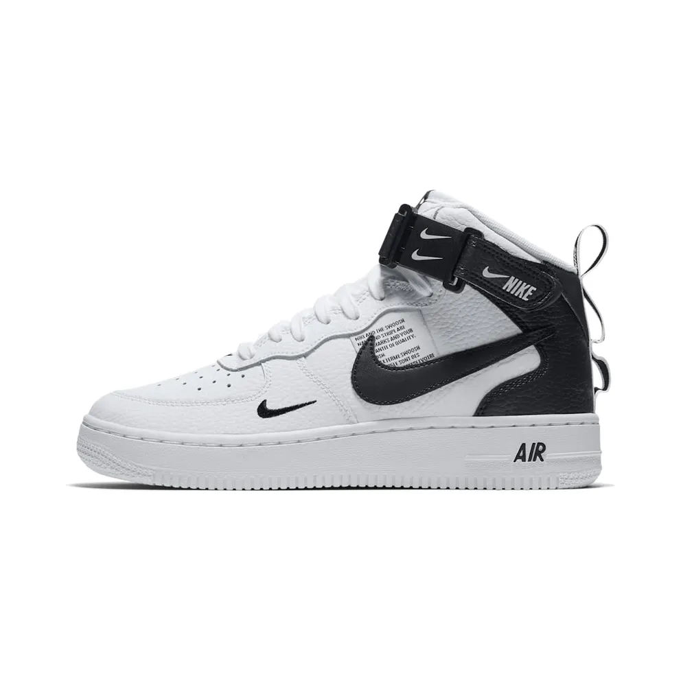 Nike Air Force 1 Mid Utility White Black (GS)
