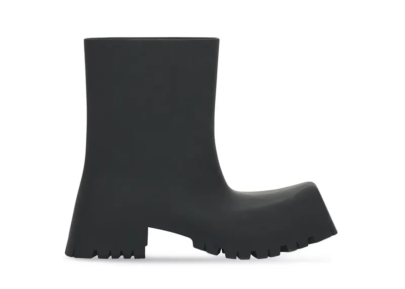 Balenciaga Trooper Rubber Boot Black (W) (679326W0FO81000)