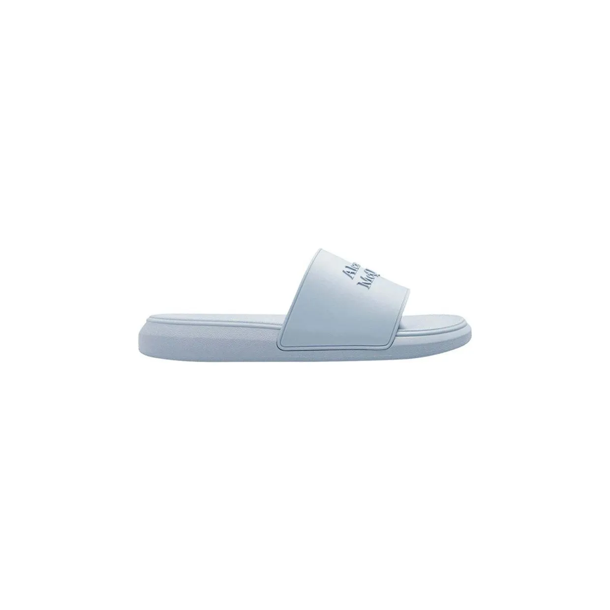 Alexander McQueen Pool Slides Light Blue (663564W4QS04542)