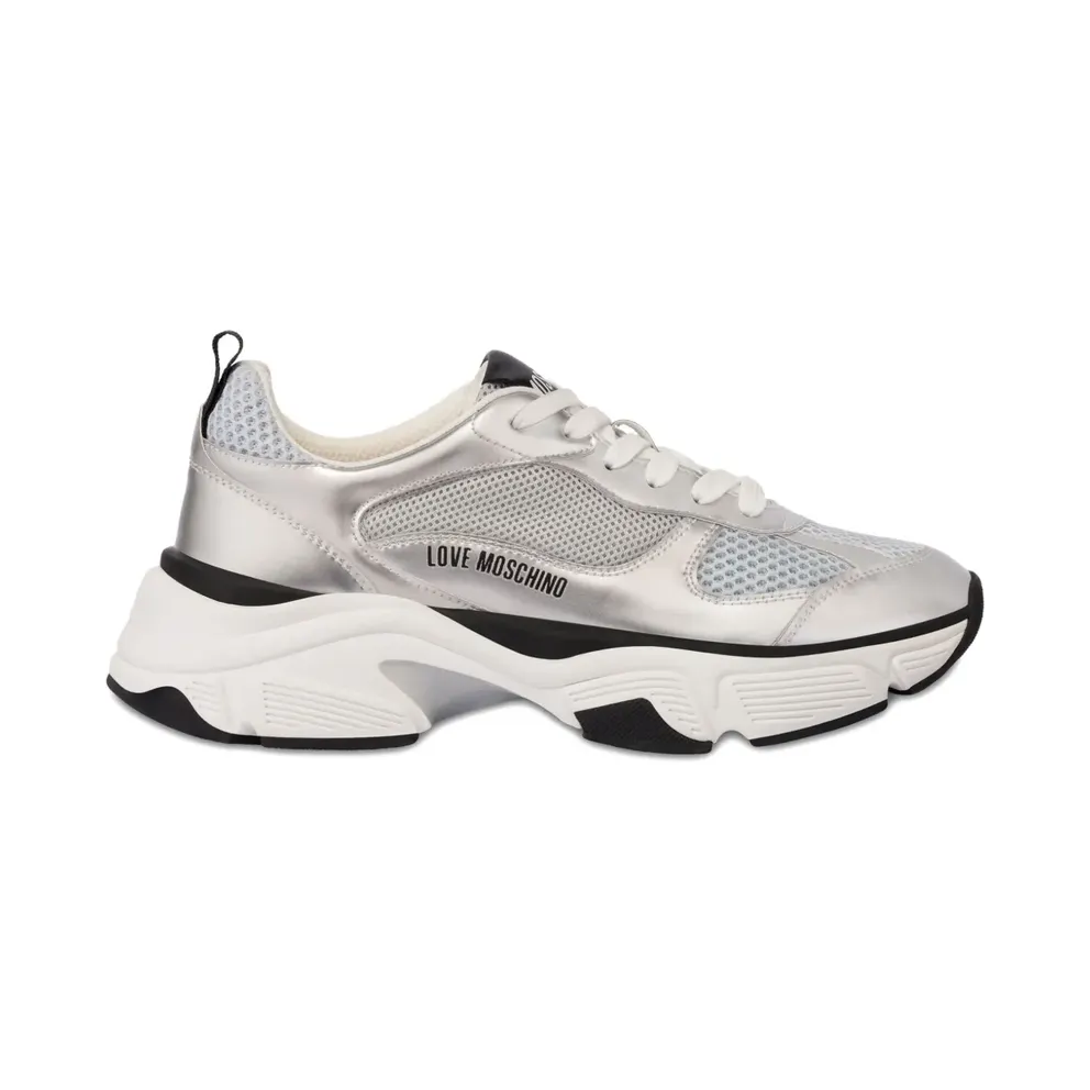 Love Moschino mit Schnürung – Silver (JA15246G1NIQE)