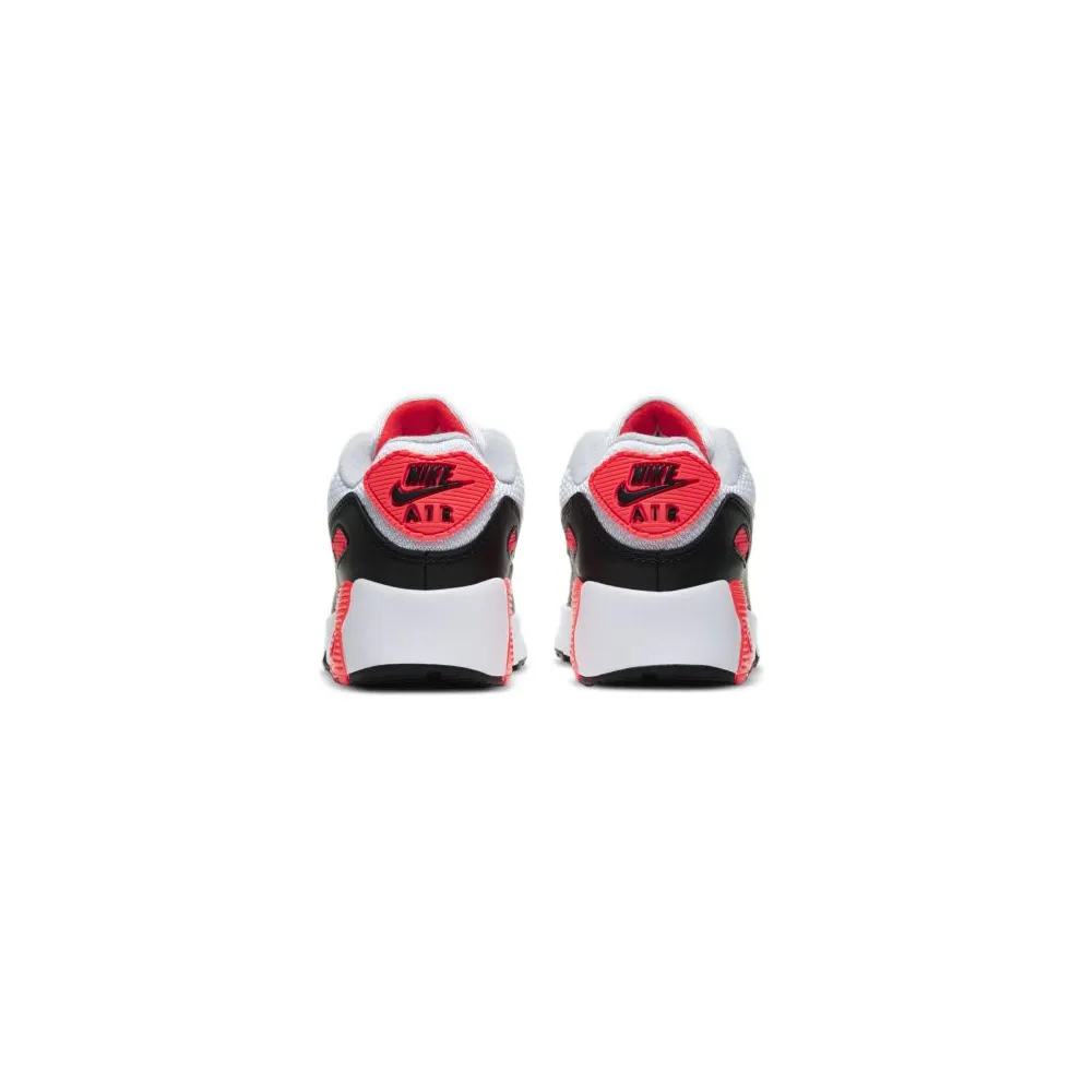 Nike Air Max 90 Infrared 2020 (PS) White/Black-Cool Grey-Radiant Red (DC8332-100)