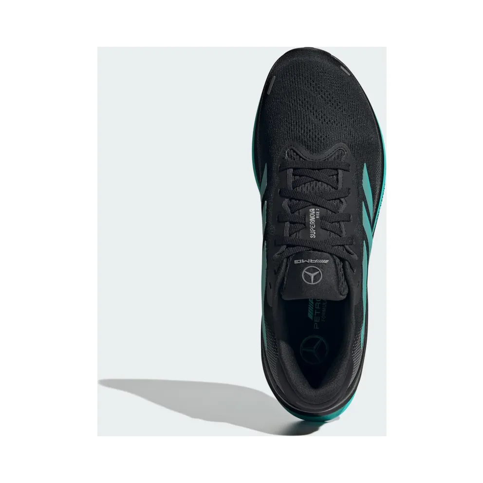 Adidas MERCEDES – AMG PETRONAS FORMULA ONE TEAM Supernova Rise 2 Core Black / Core Black / Semi Mint Rush (JR9384)