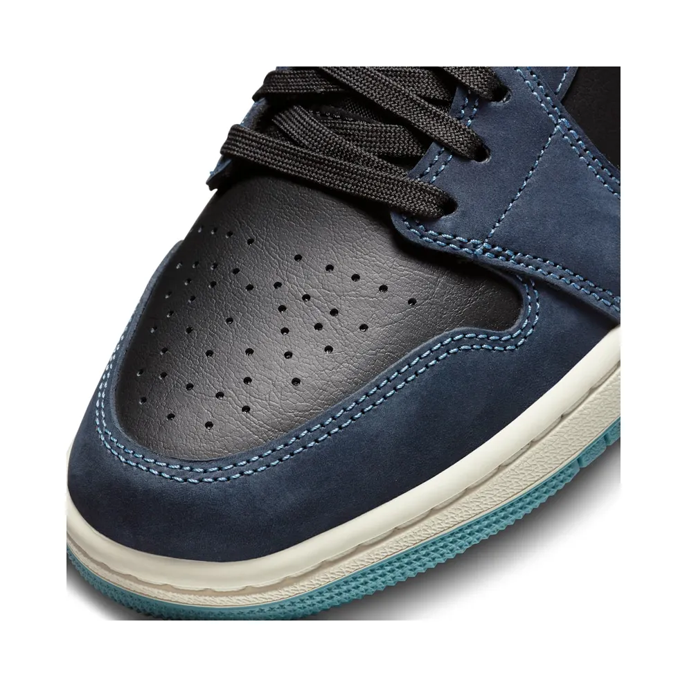 Jordan 1 Low SE Black Dark Obsidian Snakeskin (FJ5478-010)