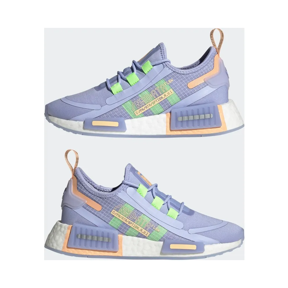 adidas NMD_R1 SPECTOO J Violet Tone / Signal Green / Acid Orange (H01461)
