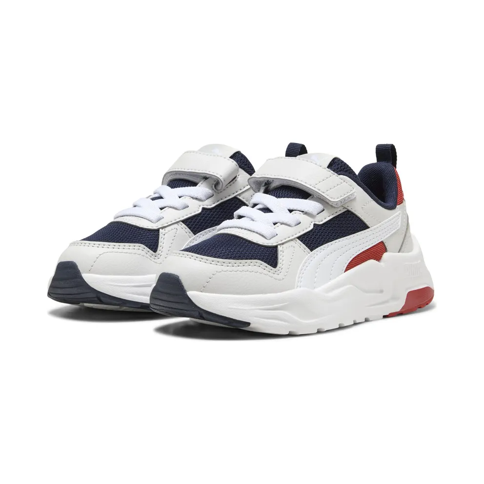 Puma Trinity 2 LT “Puma Navy / Puma White / Feather Gray / Red Fire” (403704_03)