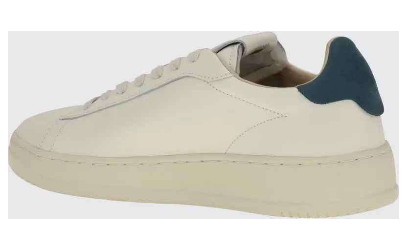 Autry Dallas Low Bicolor Smooth Calfskin Sneakers with Logo Blue (ADLMMR25) (2)