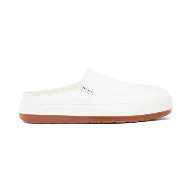 Sunnei White Leather Dreamy Sabot Sneakers (DSS01WHITE)