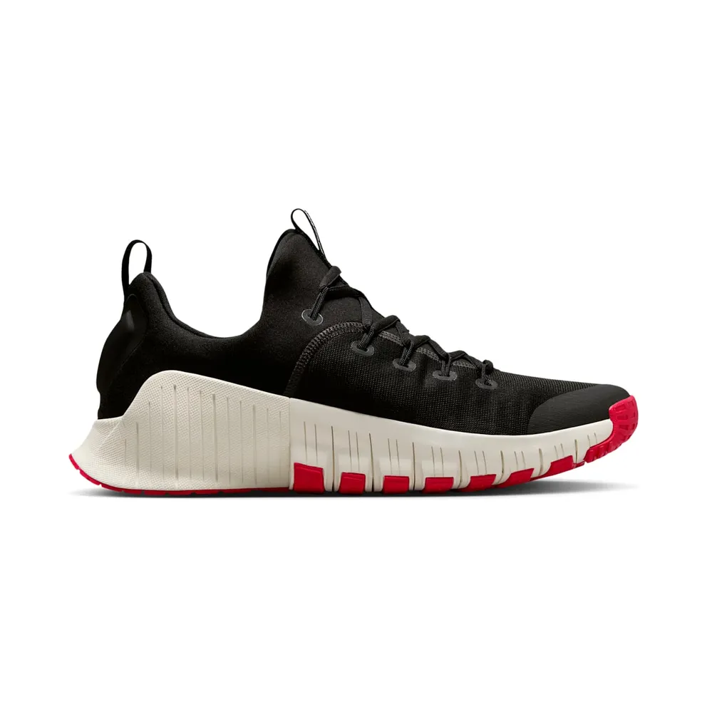 Nike Free Metcon 6 “Black University Red Sail” (FJ7127-006)