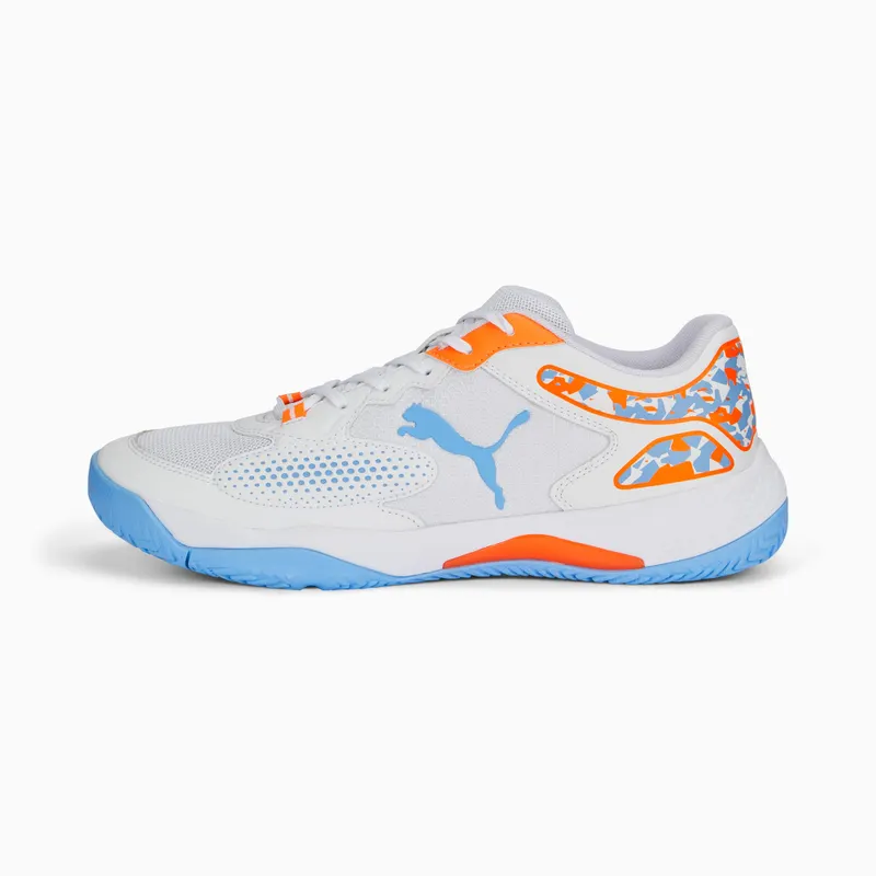 Puma Solarcourt RCT Padel Shoes White/Blue/Black (107296-02)