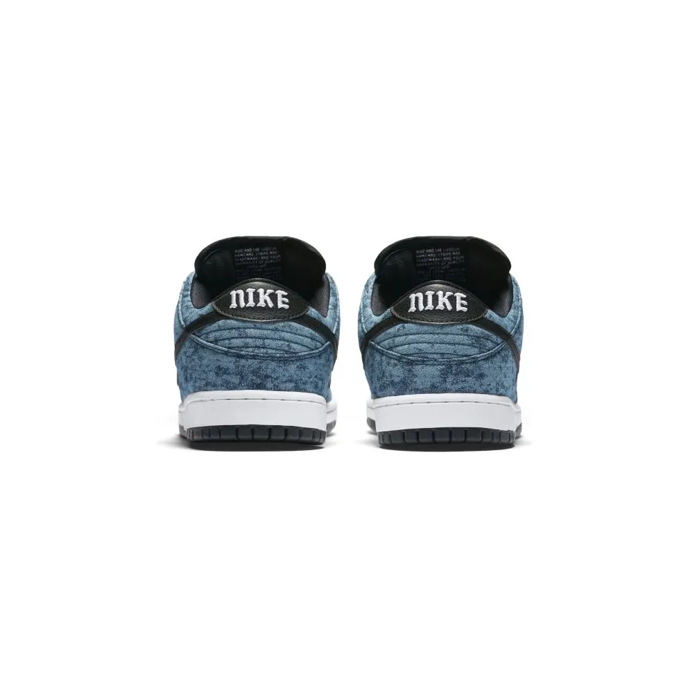 Nike SB Dunk Low Bleached Denim Midnight Navy/Black-White (313170-402)