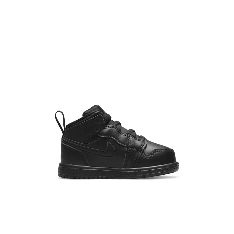 Jordan 1 Mid Baby and Toddler Black (AR6352-091)