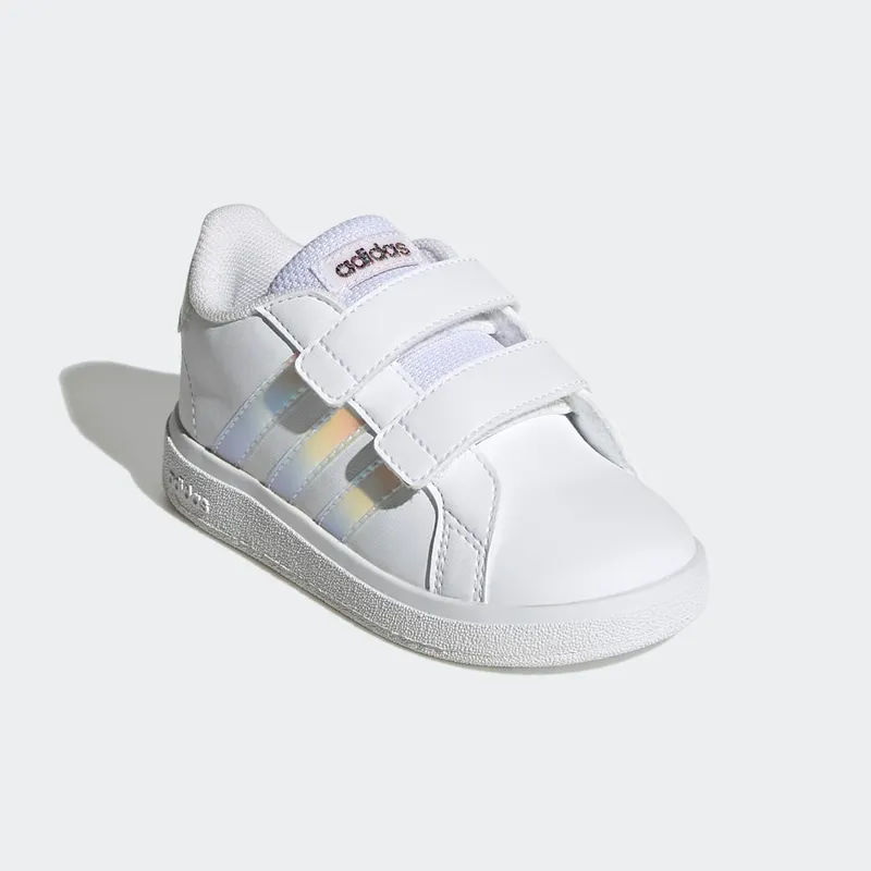 Adidas Grand Court Lifestyle Court Hook and Loop Cloud White / Iridescent / Cloud White (GY2328)