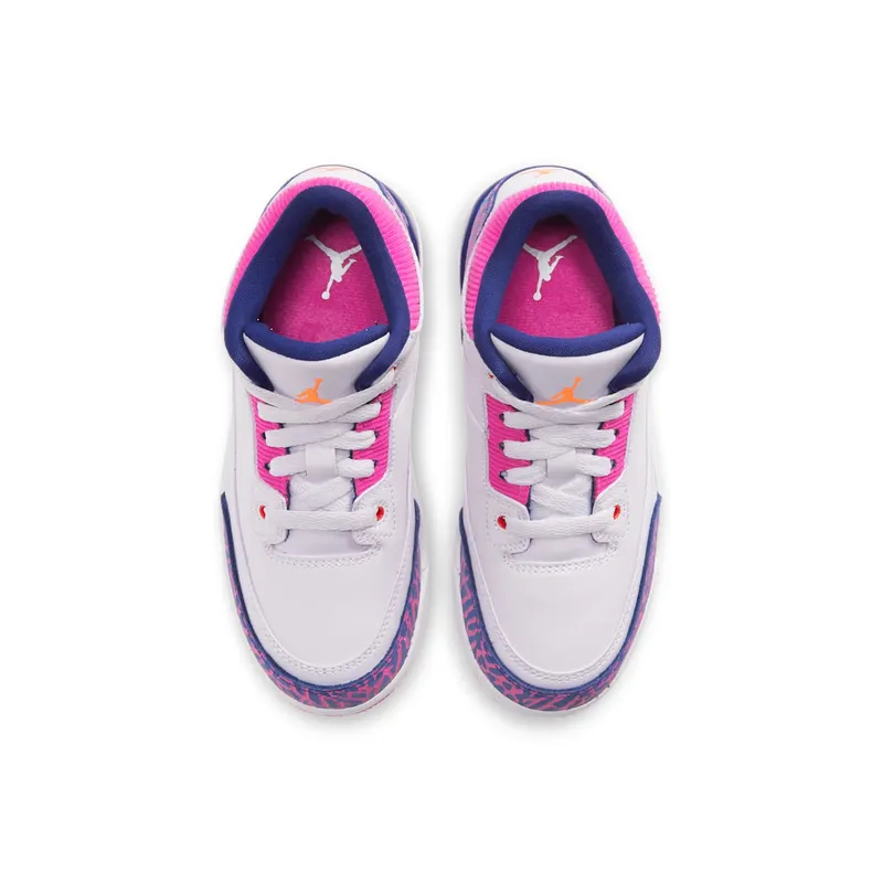 Jordan 3 Retro Barely Grape (PS) Barely Grape/Hyper Crimson-Fire Pink (441141-500)