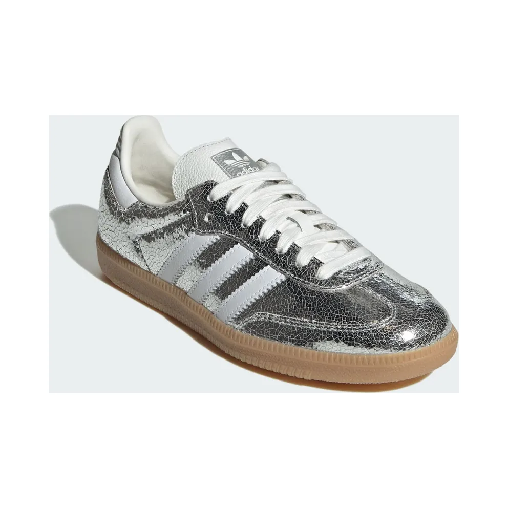 Adidas Samba OG Silver Metallic / Cloud White / Core White (JR0035)