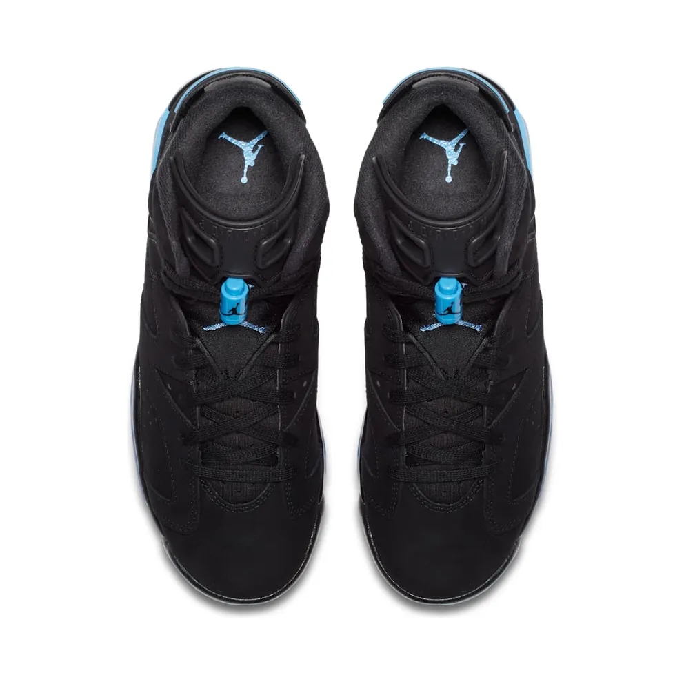 Jordan 6 Retro UNC (GS) Black/University Blue (384665-006)