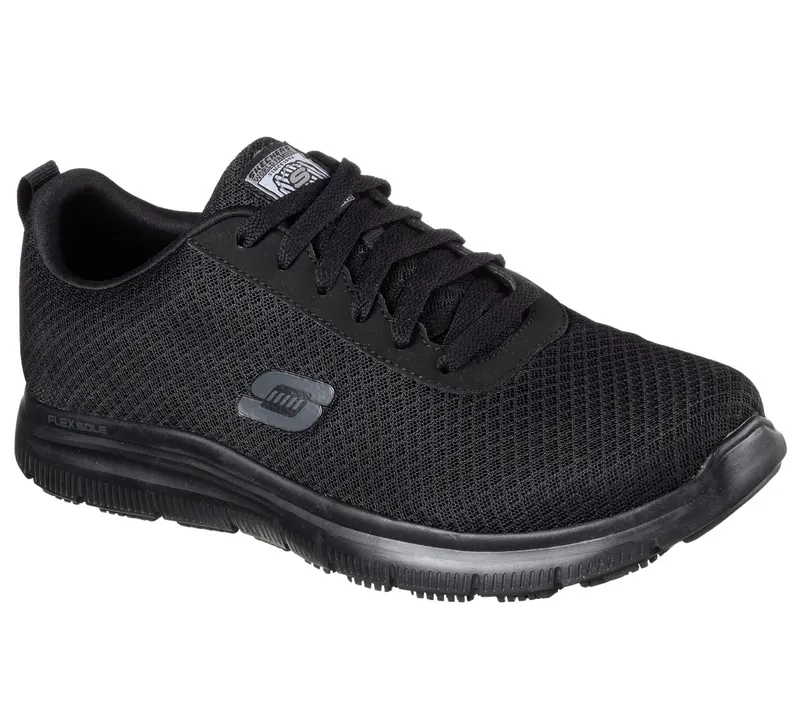 Skechers Work Slip-Resistant Relaxed Fit: Flex Advantage – Bendon Sneaker Black