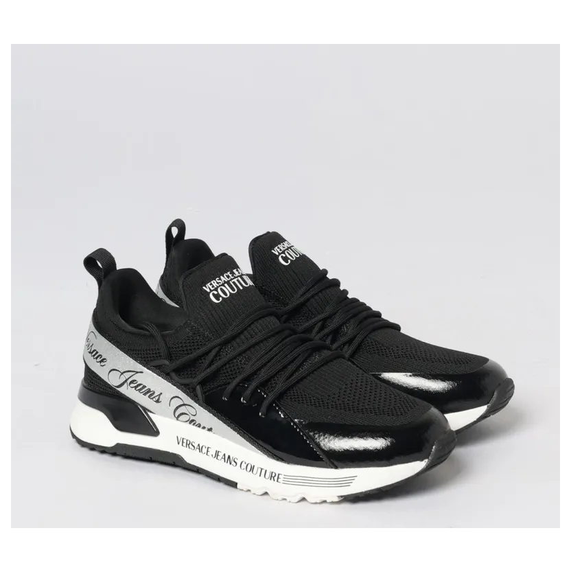 Versace Mesh Sneakers Black (80VA3SA8ZSD99899)