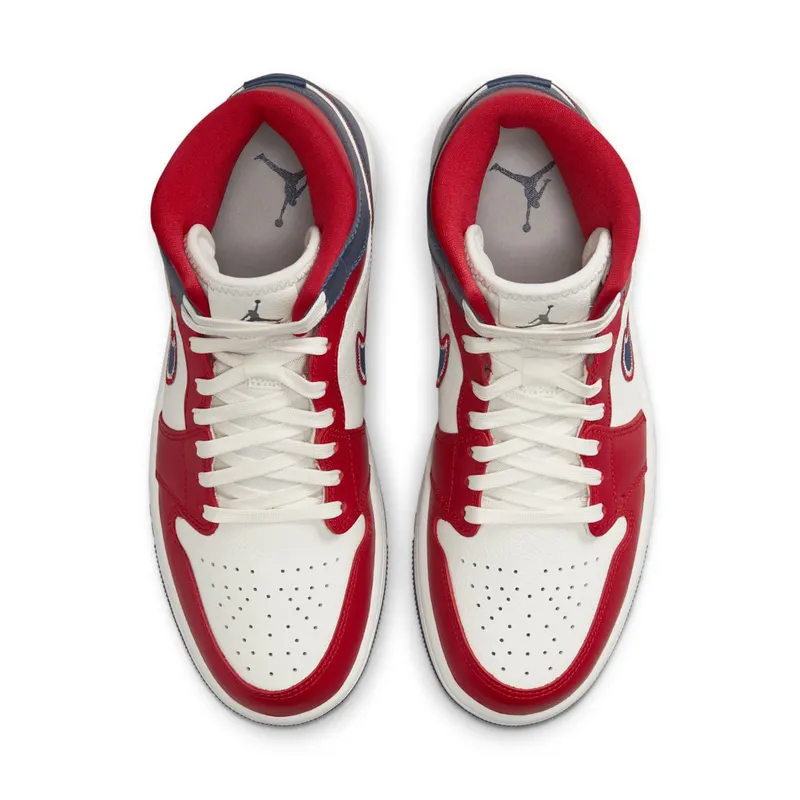 Jordan 1 Mid USA (2022) (W) (DQ7648-600)
