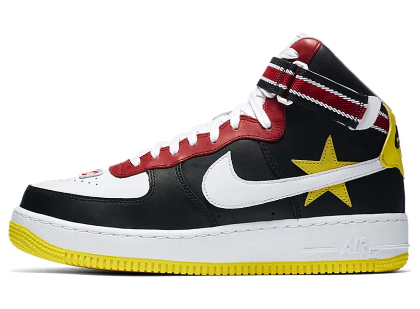 Nike x Riccardo Tisci Air Force 1 High Victorious Minotaur Black/Red/Yellow (AQ3366-600)