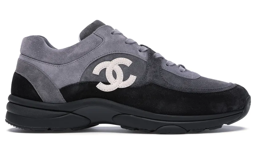 Chanel Low Top Trainer CC Grey
