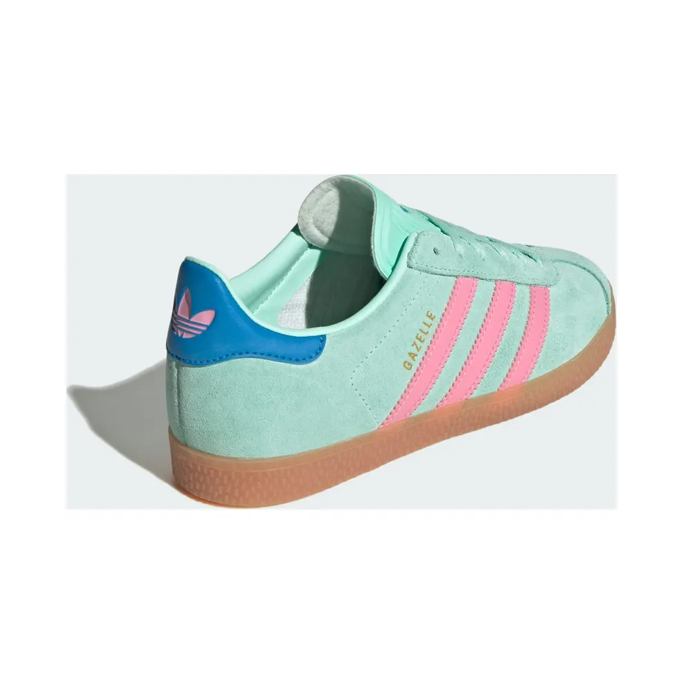 Adidas Gazelle Kids Clear Mint / Bliss Pink / Bright Blue (JP7125)