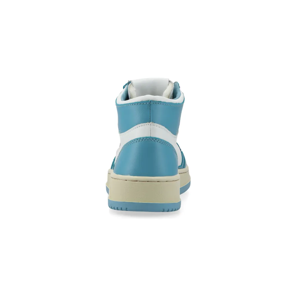 Autry Medalist Mid W (White / Blue) – AUMWWB08