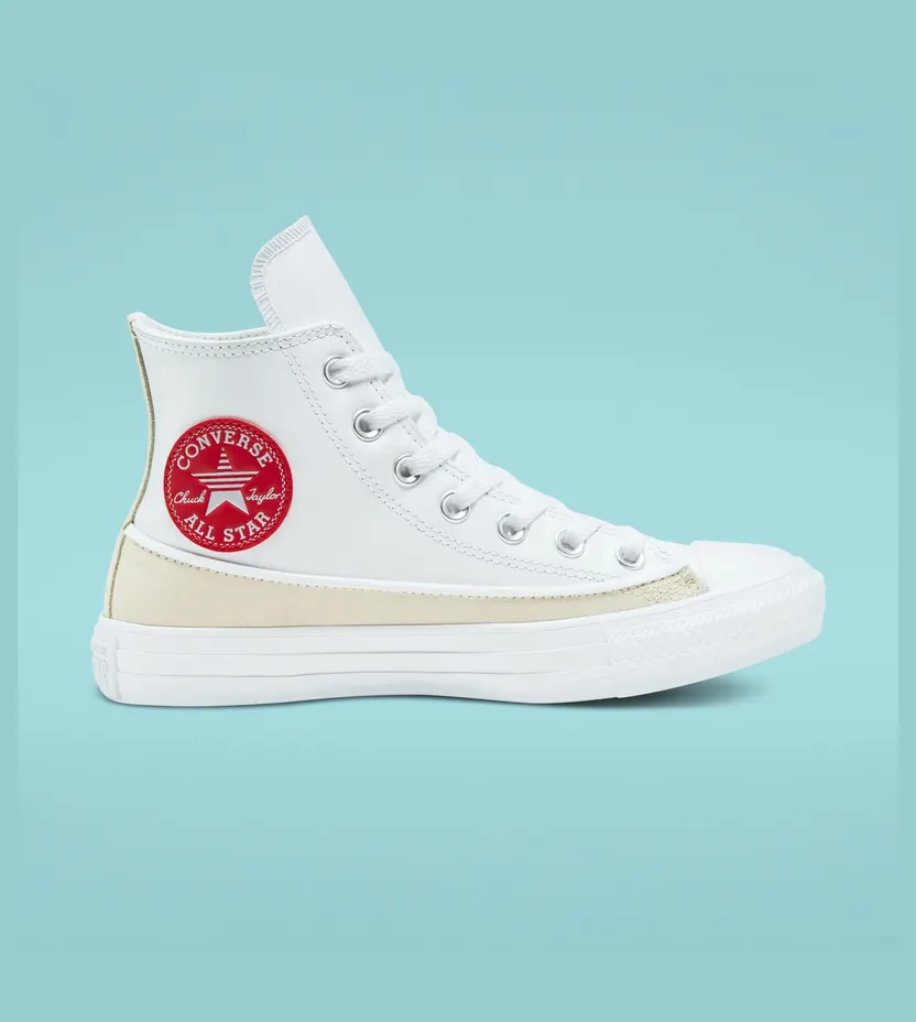Converse Unisex Rivals Chuck Taylor All Star High Top White/university Red/egret (168898C)