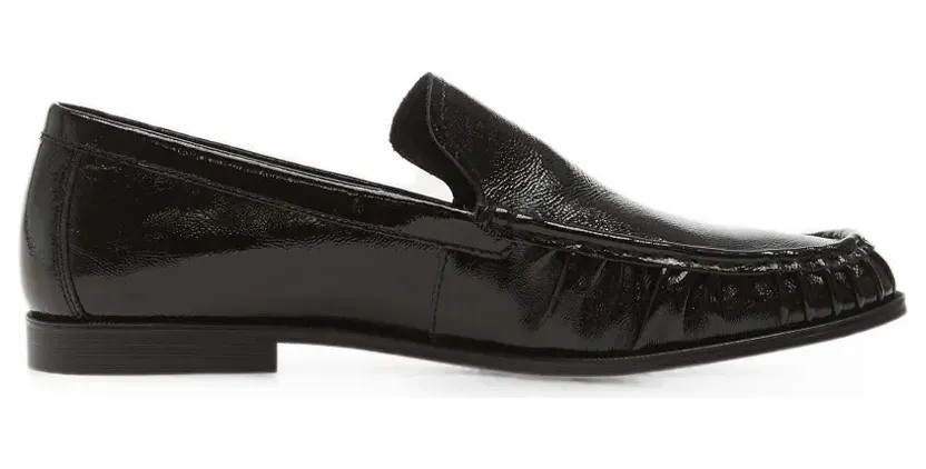 VAGABOND Brandi loafers with gekreukte afwerking – Black (622906020)
