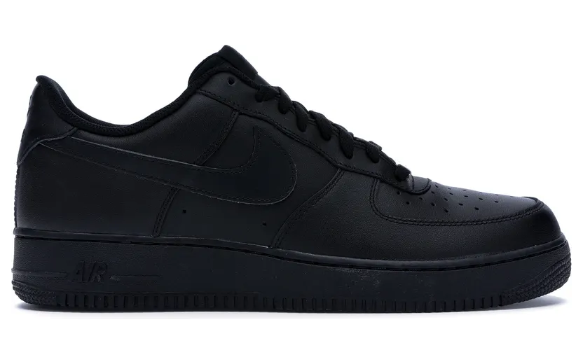 Nike Air Force 1 ’07 Black/Black (315122-001/CW2288-001)