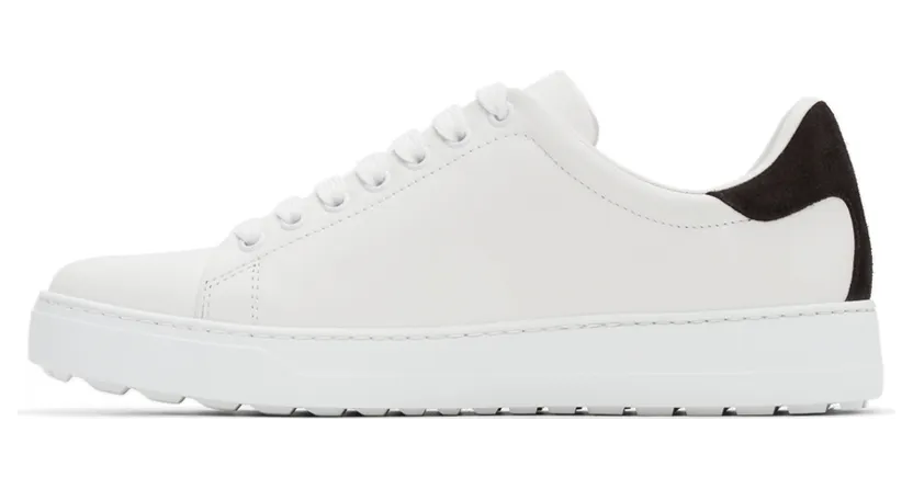 Salvatore Ferragamo White Gancini Sneakers (747213 20489004) (3)