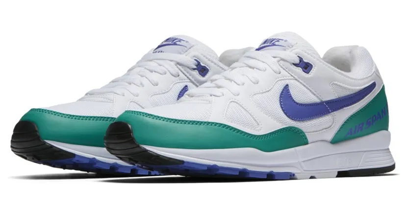 Nike Air Span 2 White Neptune Green Persian Violet