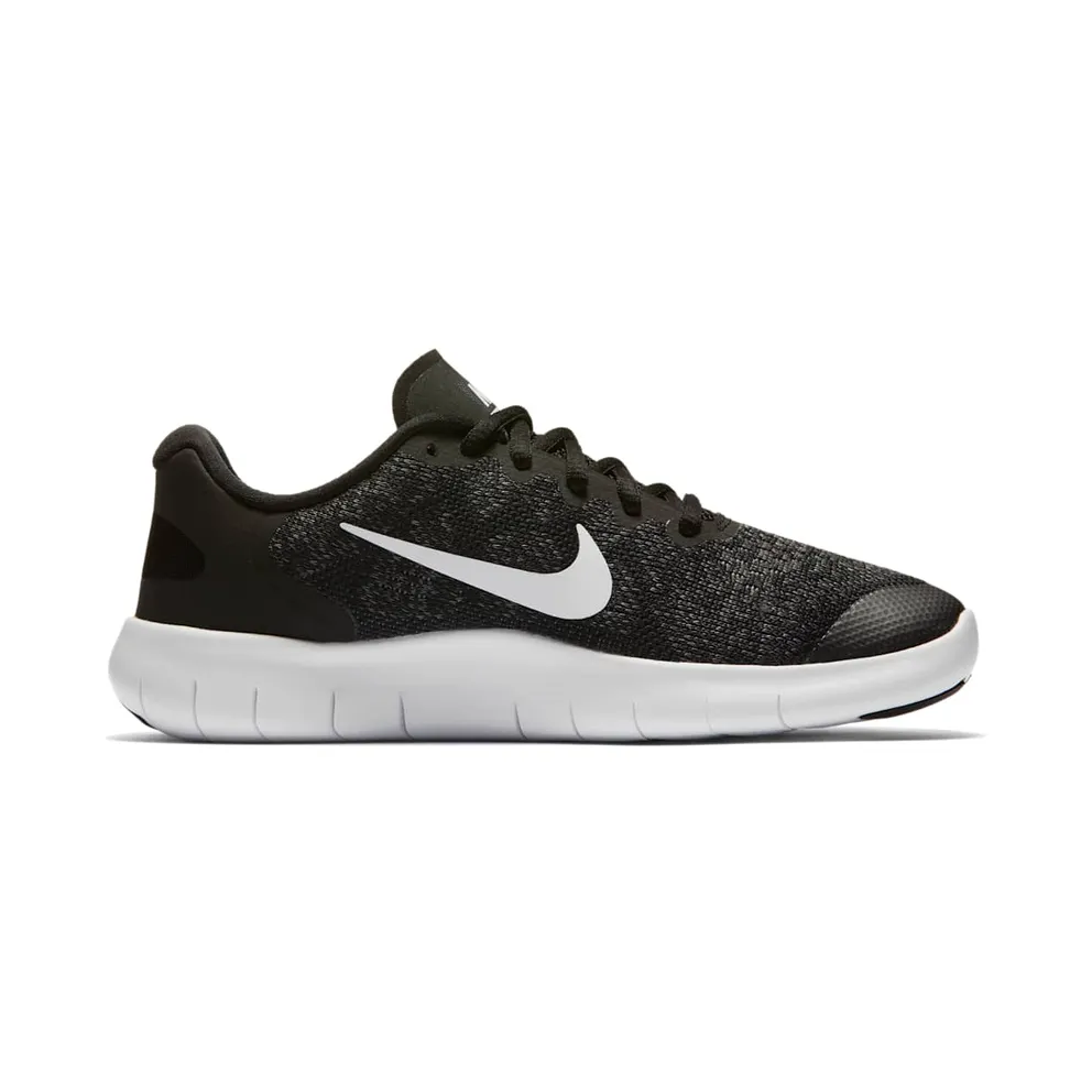 Nike Free Rn 2017 Black White Dark Grey (904255-002)