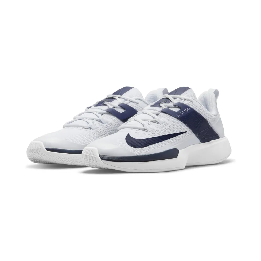 NikeCourt Vapor Lite Hardcourt Grey “Pure Platinum / White / Obsidian” (DC3432-007)