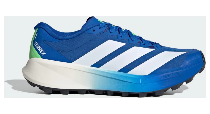 Adidas Terrex Agravic 4 Trailrunningschoenen Blue / Cloud White / Lime Burst (KJ8875)