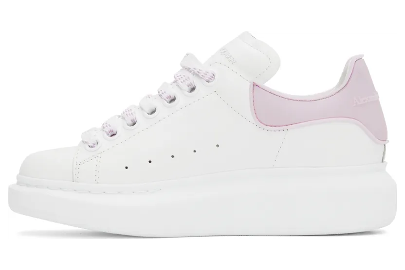 Alexander McQueen White & Black Oversized Sneakers (621056WHXMT) (3)