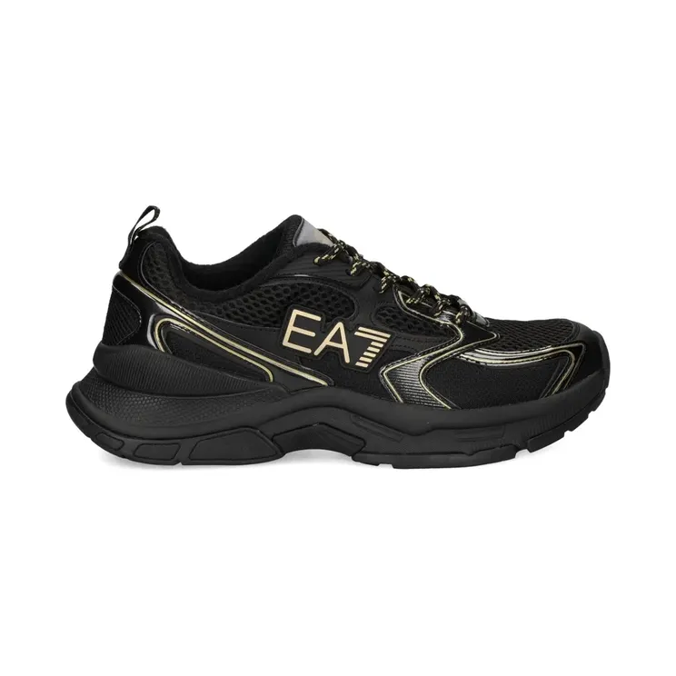 Emporio armani Ea7 Emporio Armani Predator low-top mesh met logo “Black” (X8X249)