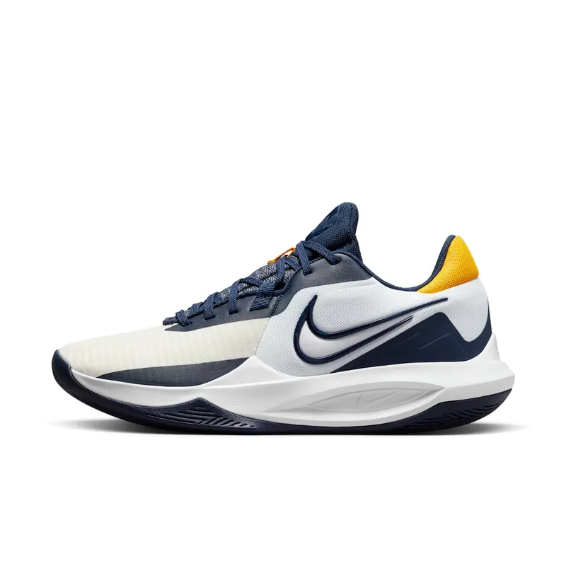 Nike Precision 6 White Midnight Navy Gold (DD9535-101)