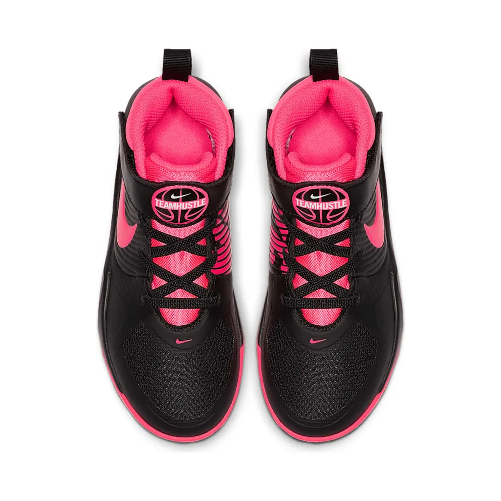 Nike Team Hustle D 9 Black Racer Pink (PS) Black/White/Racer Pink (AQ4225-002)