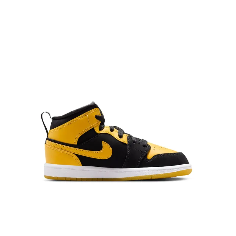 Jordan 1 Mid PS “Black Varsity Maize White” (HJ5942-071)