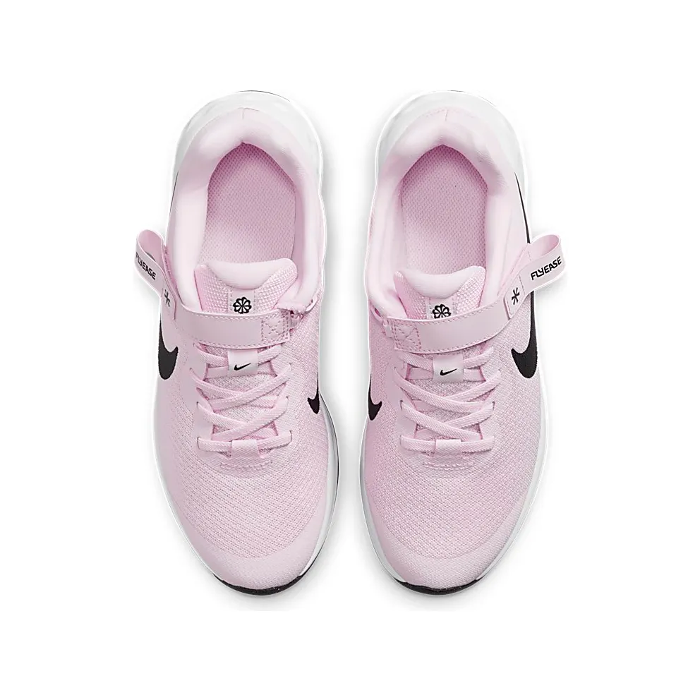 Nike Revolution 6 FlyEase Older Kids’ Easy On/Off Road Running Pink 50% Sustainable Materials (DD1113-608)